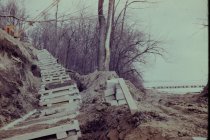 New beach road under construction